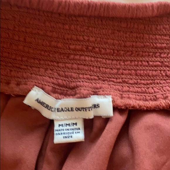 Red/Orange American Eagle Flowy Shorts - Picture 4 of 4